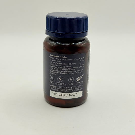 Menome merry peri™ with affron® - 60 vege capsules - herbal supplements health and wellness