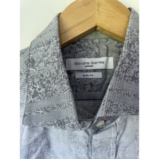 Brand new giovanni gentile slim fit size m cotton short sleeve shirt - shirts clothing & fashion - men - t-shirt - tops