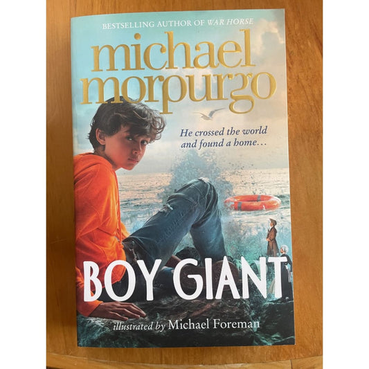 Boy giant - michael morpurgo *new* - print books book - children’s fiction - fiction - fiction book printed media