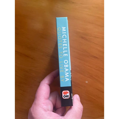 Michelle obama: quotes to live by *brand new* - print books biography - book printed media
