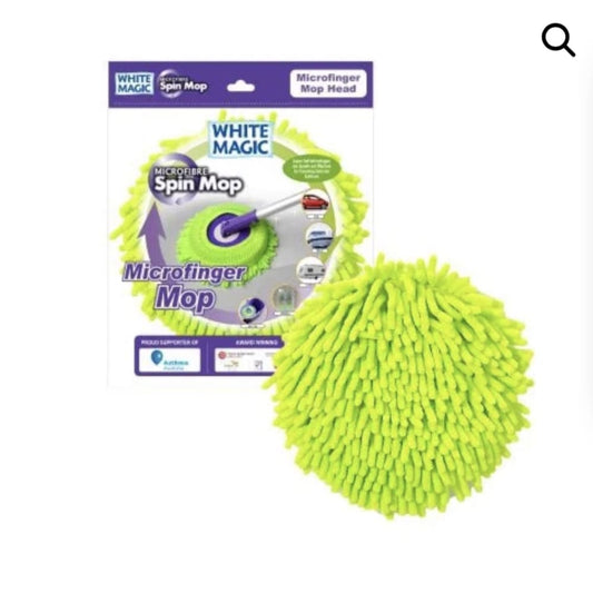 White magic microfinger mop head - mop heads & refills cleaner - cleaning - home & living - kitchen & cooking - mop