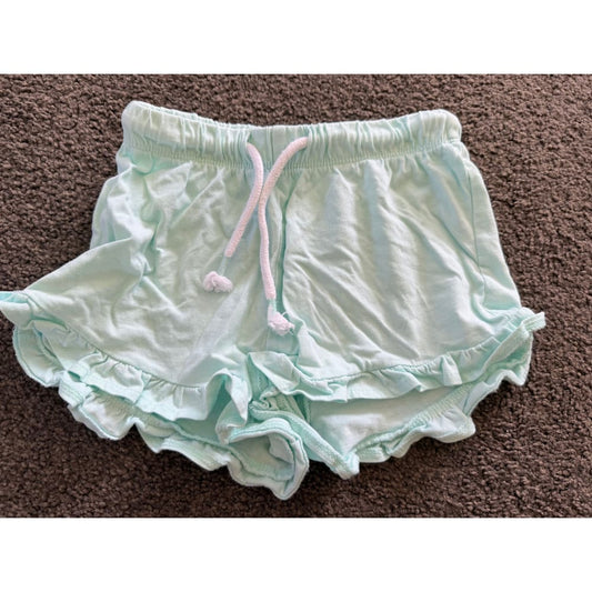 Mini mango size 5 ruffled mint shorts - shorts baby clothing