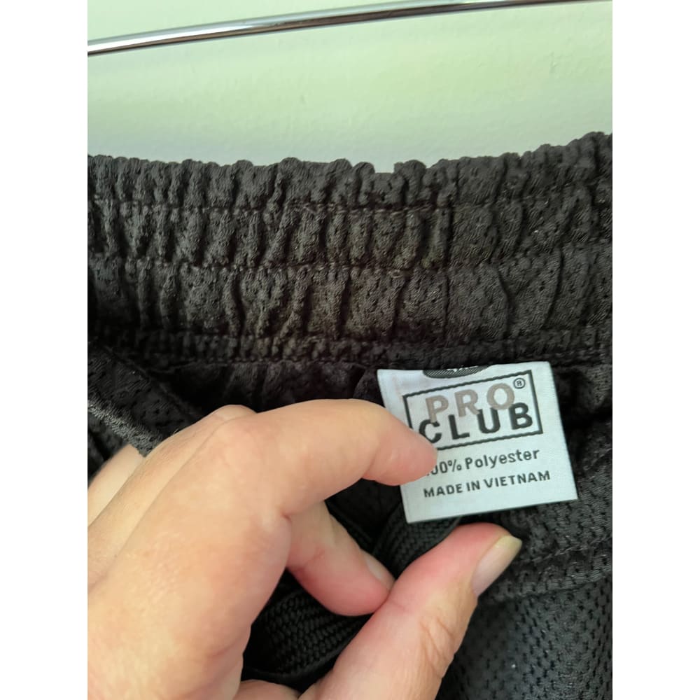 Pro club 4xl heavyweight mesh basketball shorts - black - shorts men’s apparel