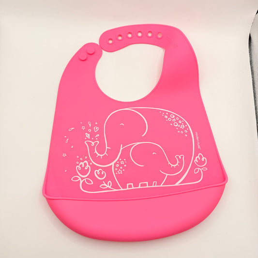 Modern-twist silicone baby bib - bibs baby essentials - original photo - what’s new