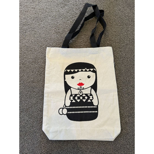 Moko doll tote bag - tote bags accessories women’s apparel