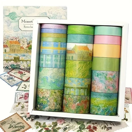 Monet’s garden washi tape - decorative tape crafts