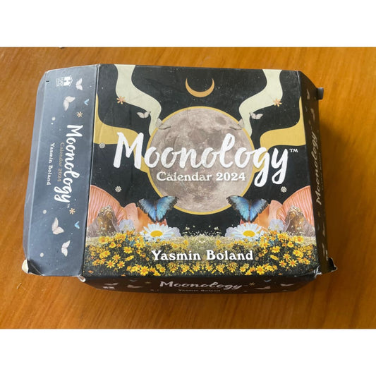 Moonology day-by-day calendar 2024 by yasmin boland - wall calendars home&living materials