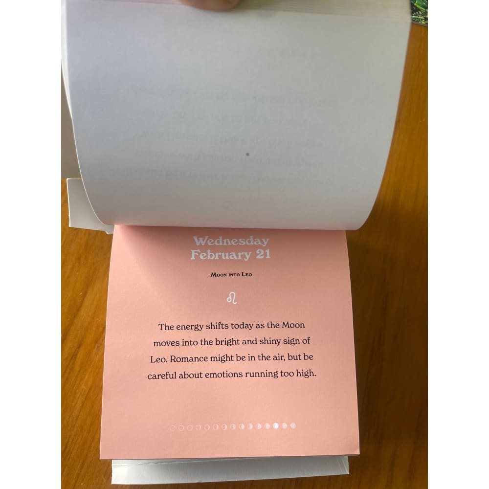 Moonology day-by-day calendar 2024 by yasmin boland - wall calendars home&living materials