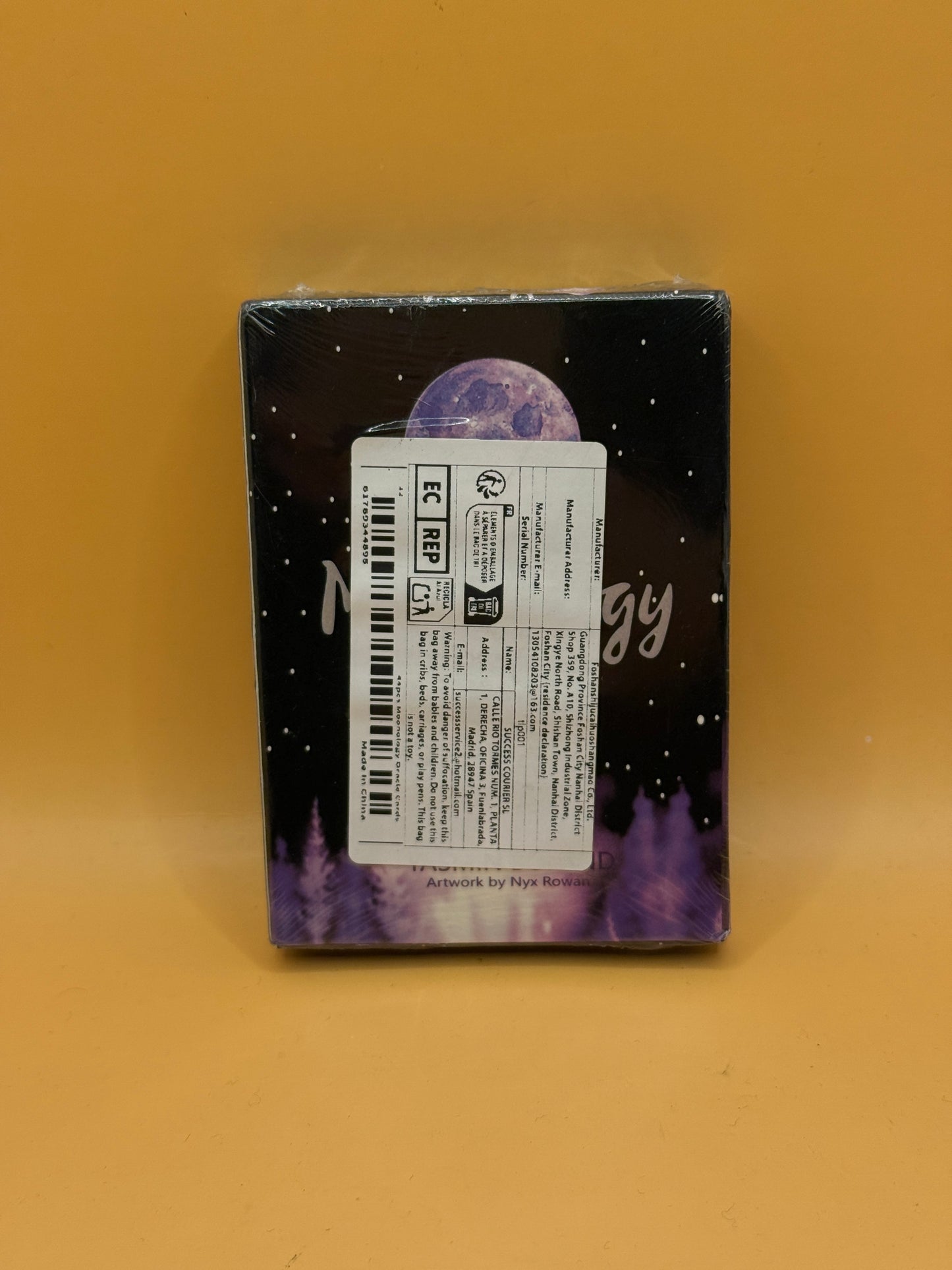 Moonology Oracle Cards packaging by Yasmin Boland