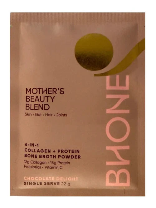 Mother’s beauty blend chocolate delight – single serve - powdered beverage mixes health and wellness