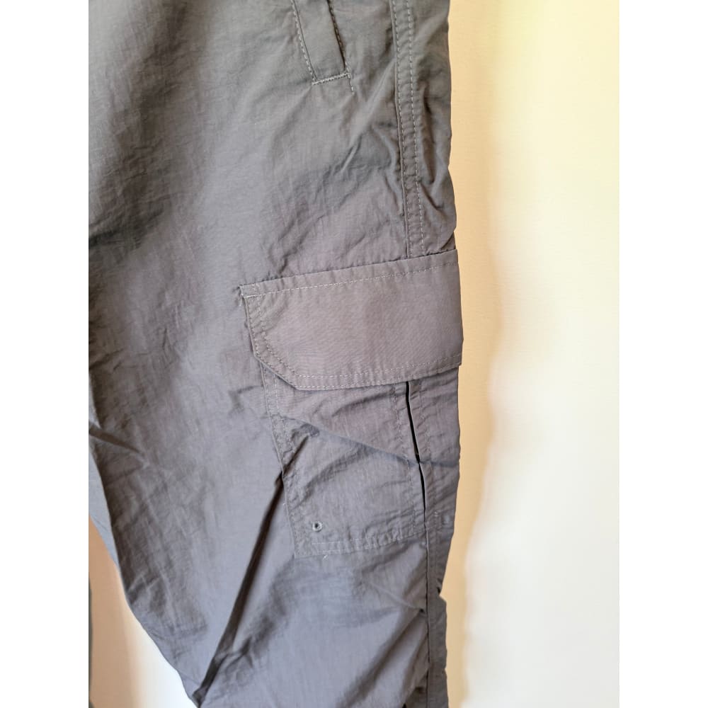Mountain warehouse size 34w x 30l mens grey uv protect explore trouser short - cargo pants bottoms men’s apparel