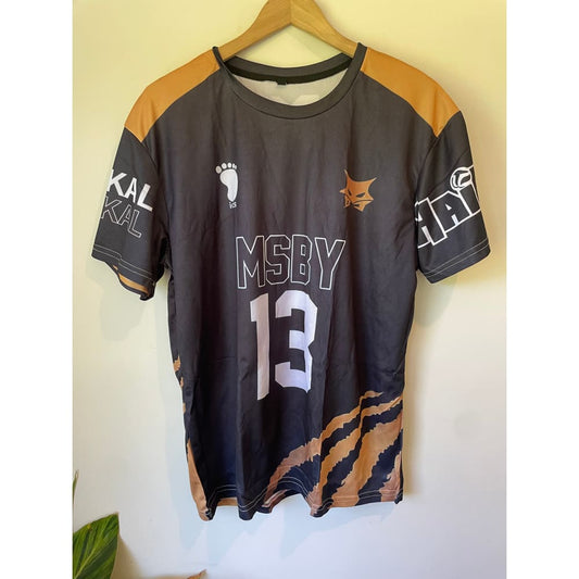 Msby black jackals jersey size xxl (l fit) haikyuu!! Inspired - t-shirts anime