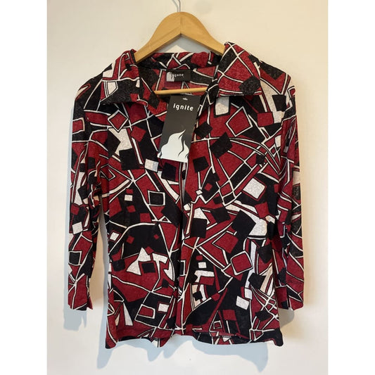 Bnwt ignite size l shirt - clothing tops blouse - clothing & fashion women’s apparel