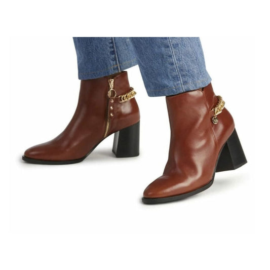 Mw by kathryn wilson tan hi-shine king boot rrp $349 - size 37 - boots boots - clothing & fashion - shoes women’s shoes