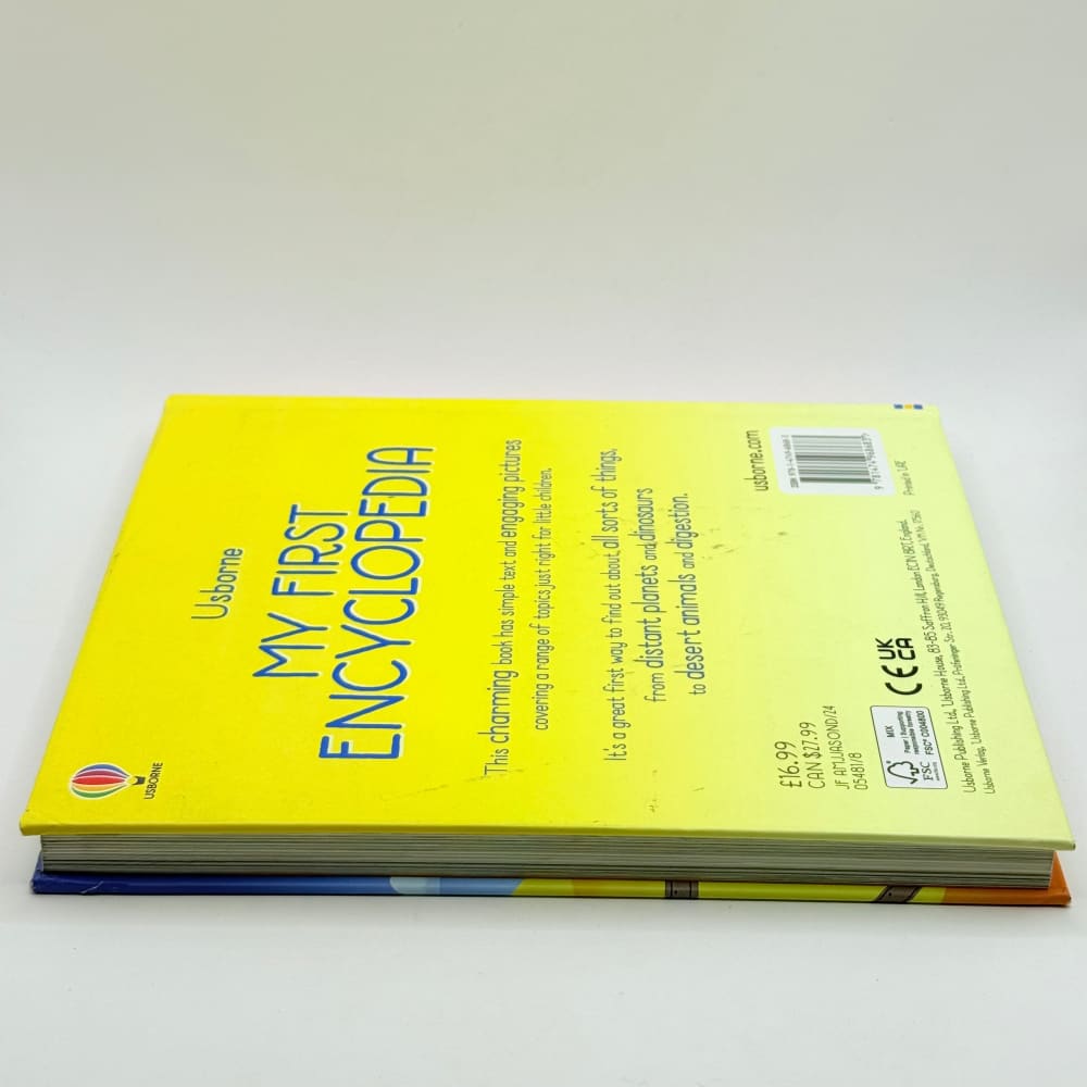My first encyclopedia by usborne - print books what’s new printed media