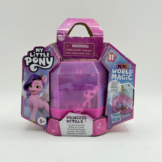 My little pony mini world magic princess petals crystal keychain - 11 piece playset - doll house playsets toys