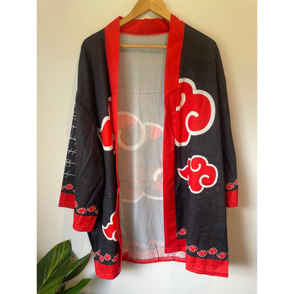 Naruto akatsuki cloud kimono - large - kimonos anime - kimono anime