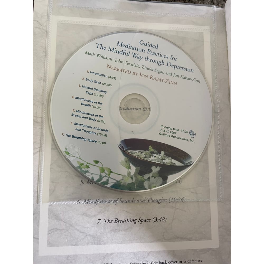 The mindful way through depression by mark williams john teasdale zindel segal and jon kabat-zinn - books printed media