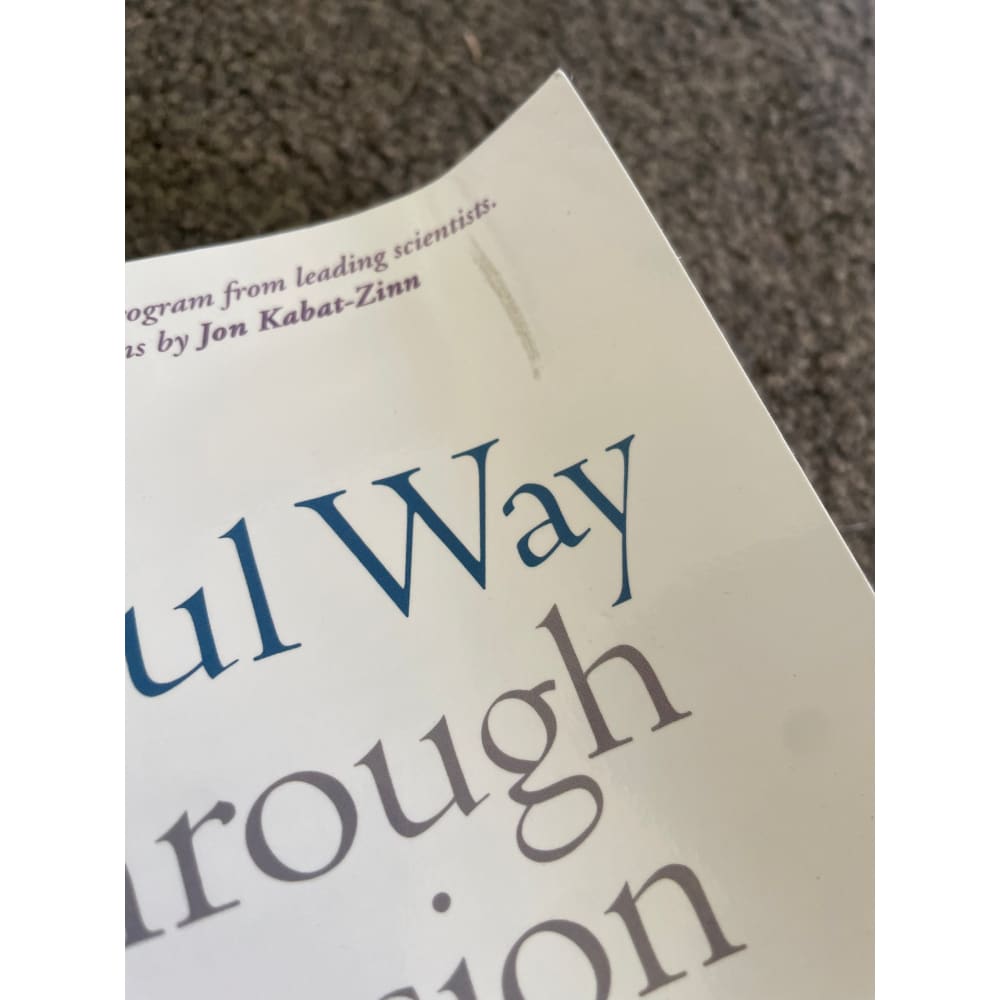 The mindful way through depression by mark williams john teasdale zindel segal and jon kabat-zinn - books printed media