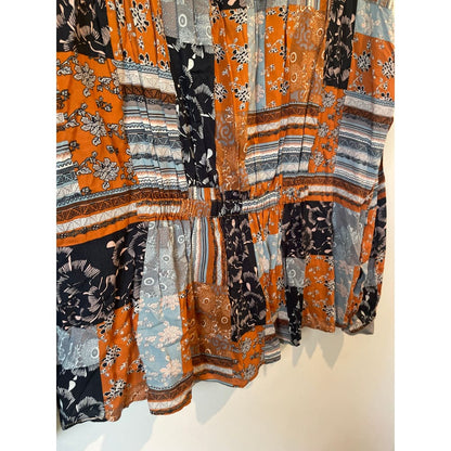 Seduce nz size 10 patchwork look top - blouses blouse - clothing & fashion - designer clearance - top women’s apparel