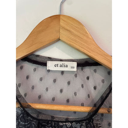 Et alia size xxs/6 lace top - clothing tops blouse - clothing & fashion - designer clearance - top women’s apparel
