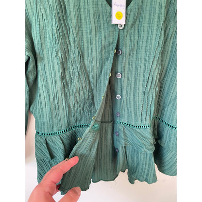 Et alia size xs lilian blouse - clothing tops blouse - clothing & fashion - designer clearance - top women’s apparel