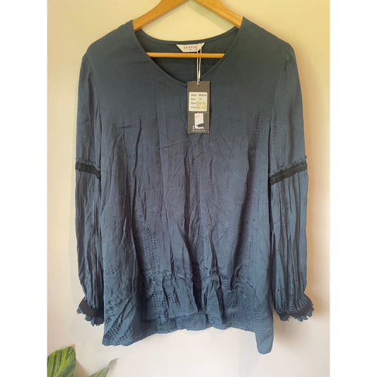Seduce nz size 10 sofia viscose / rayon blend top - clothing tops blouse - clothing & fashion - designer clearance