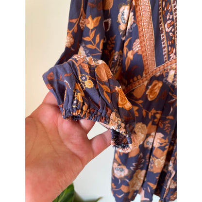 Salty bright size 6 rayon top - clothing tops blouse - clothing & fashion - designer clearance - top women’s apparel