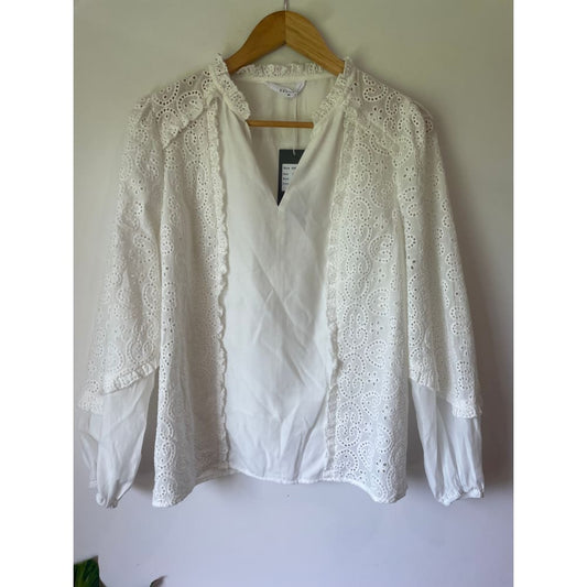 Seduce nz size 10 lace detail top - clothing tops blouse - clothing & fashion - designer clearance - top women’s apparel