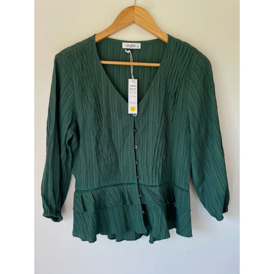 Et alia size xs lilian blouse - clothing tops blouse - clothing & fashion - designer clearance - top women’s apparel