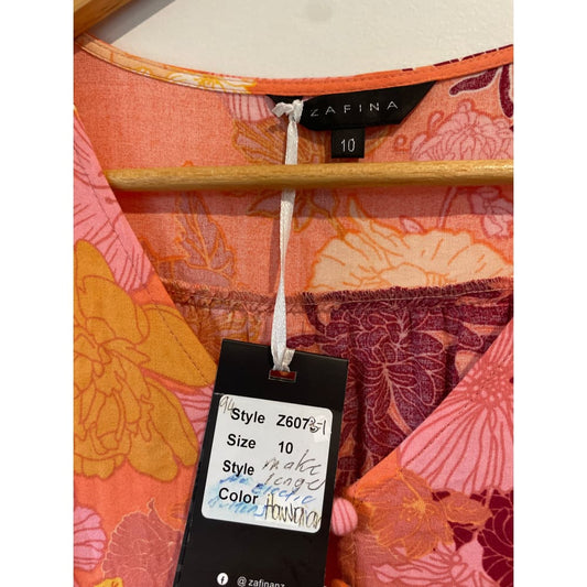 Zafina size 10 dress (missing 1 button) - dresses clothing & fashion - designer clearance - dresses women’s apparel