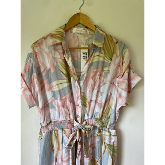 Sunny girl size 14 floral dress - dresses clothing & fashion - designer clearance - dresses - top women’s apparel