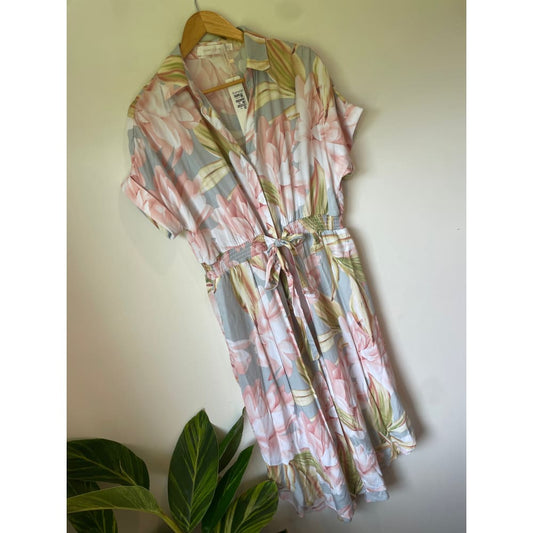 Sunny girl size 14 floral dress - dresses clothing & fashion - designer clearance - dresses - top women’s apparel