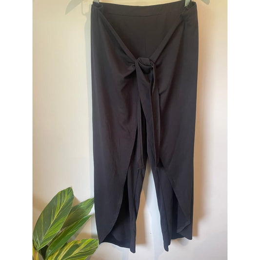 Zafina size 14 wisdom wrap pants in black (has 2xsmall pull) - pants clothing & fashion - designer clearance - pants