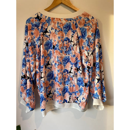 Seduce nz size 10 floral top - clothing tops blouse - clothing & fashion - designer clearance - top women’s apparel
