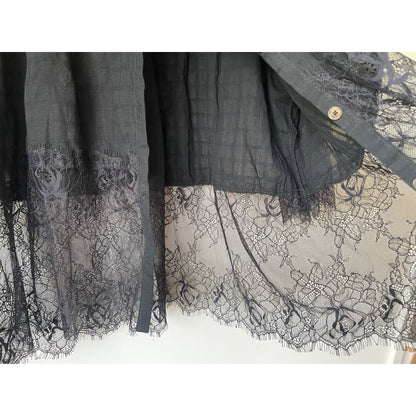 Seduce nz size 10 sheer-lace top - clothing tops blouse - clothing & fashion - designer clearance - top women’s apparel