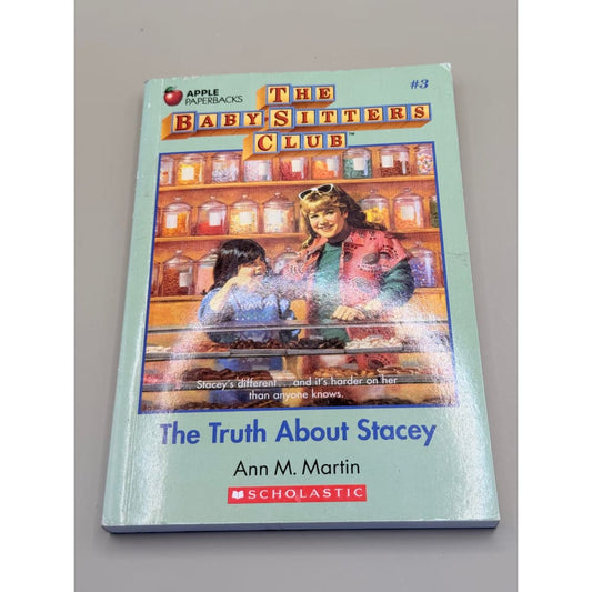 The truth about stacey (the baby-sitters club #3) by ann m. Martin - books printed media