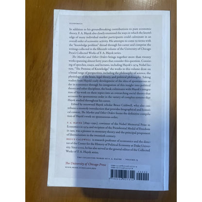 The market and other orders - f. A. Hayek - print books book - economics printed media