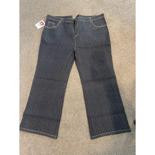 Brand new size 48 heavy weight black pinstripe pants - pants baby clothing - clothing & fashion - pants women’s apparel