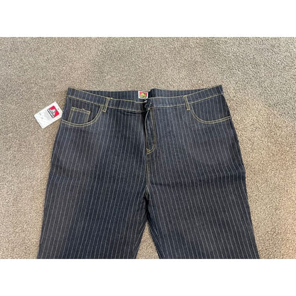 Brand new size 48 heavy weight black pinstripe pants - pants baby clothing - clothing & fashion - pants women’s apparel