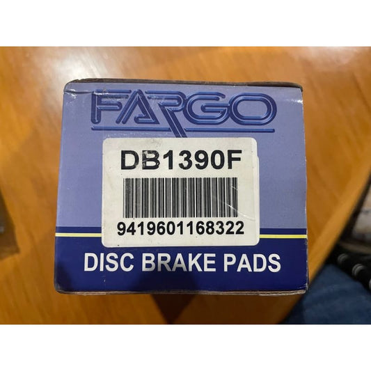 Fargo db1390f disc brake pads - motor vehicle braking brake - car parts & accessories car accessories & parts