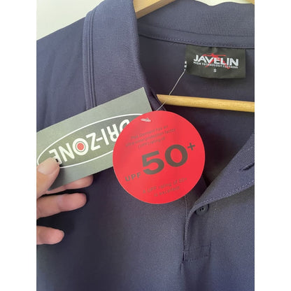 Brand new javelin size s dri-zone spf 50 + polo - polos clothing & fashion - men - polo shirt - tops men’s apparel