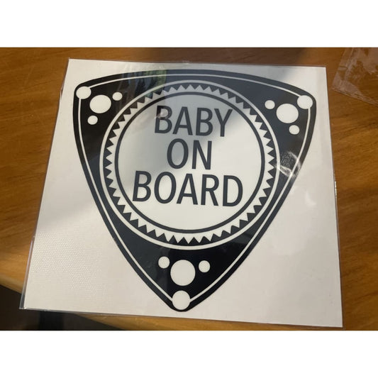 Rotor baby on board decal - vehicle decals stationery - stickers stationery