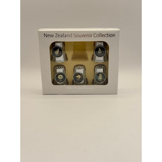 New zealand icons thimble set 5 - antique guns seasonal & holidays decorations