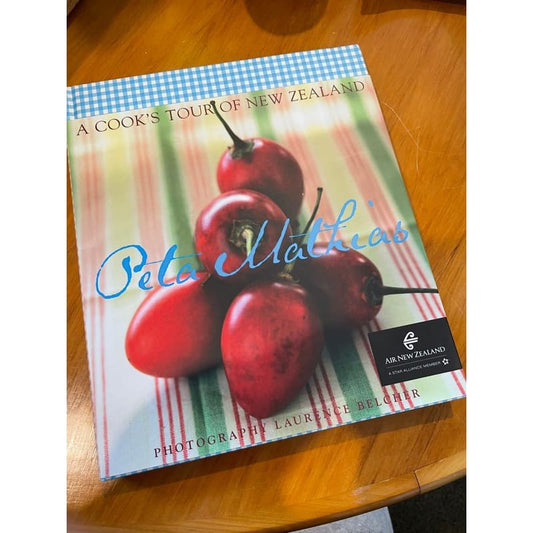 A cook’s tour of new zealand - peta mathias - print books book - condition: used - cookbooks - health & wellness