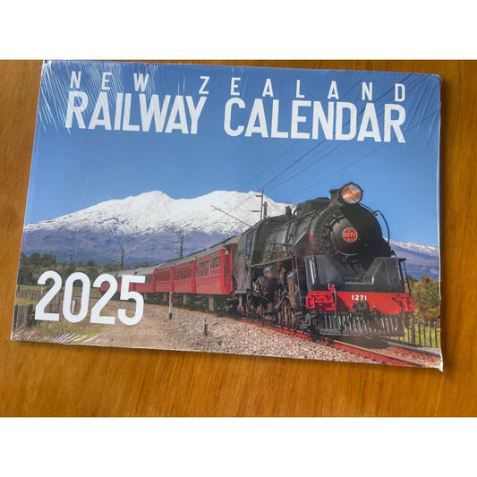 New zealand railway calendar 2025 – wall & desk versions – stunning train photography - railway calendar 1 - wall