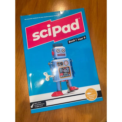 Scipad book 1 year 9 - print books book - condition: used - education - science printed media
