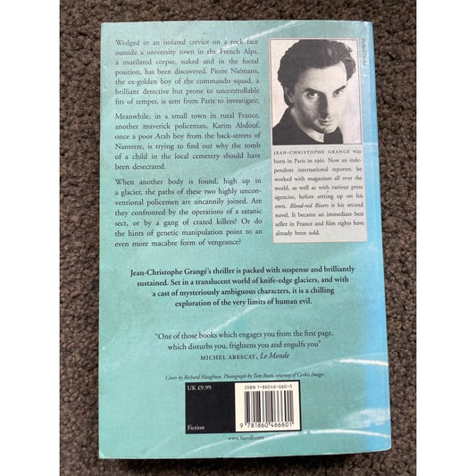 Blood red rivers - jean-christophe grange - print books book - condition: used - fiction - thriller printed media