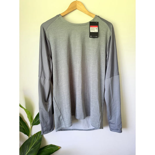 Nike size large men’s running top grey rrp $80 - activewear tops tops men’s apparel