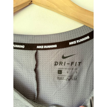 Nike size large men’s running top grey rrp $80 - activewear tops tops men’s apparel